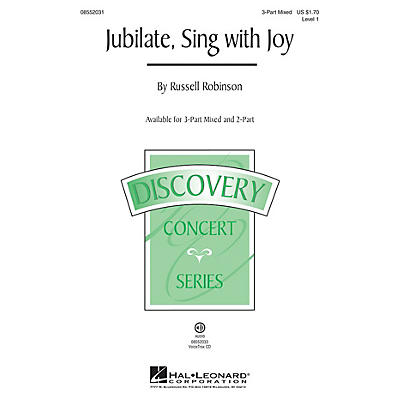 Hal Leonard Jubilate, Sing with Joy (Discovery Level 1) VoiceTrax CD Composed by Russell Robinson