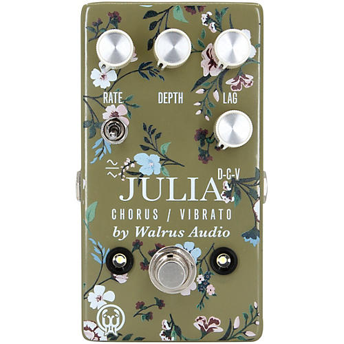 Julia Analog Floral Chorus/Vibrato Effects Pedal