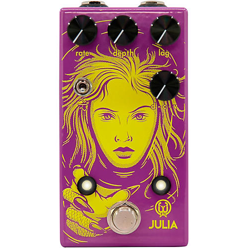 Julia Limited-Edition Neon Chorus/Vibrato Effects Pedal