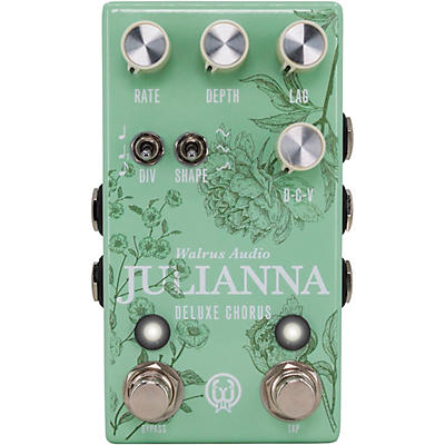 Walrus Audio Julianna Deluxe Chorus/Vibrato Effects Pedal Floral Series 2024