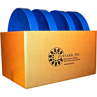 Panyard Jumbie Jam Educator's Steel Drum 4-Pack With Table Top Stands