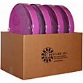 Panyard Jumbie Jam Educator's Steel Drum 4-Pack With Table Top Stands SilverPurple
