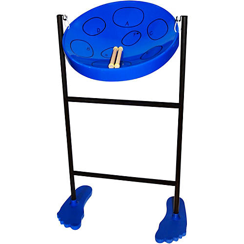 Panyard Jumbie Jam Steel Drum Kit With Tube Floor Stand Blue
