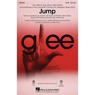 Hal Leonard Jump (from Glee) SATB by Van Halen arranged by Adam Anders