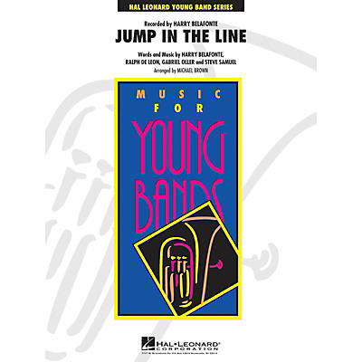 Hal Leonard Jump in the Line - Young Concert Band Series Level 3 arranged by Michael Brown