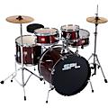 Sound Percussion Labs Junior Kicker 5-Piece Drum Set BlackDark Red