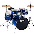 Sound Percussion Labs Junior Kicker 5-Piece Drum Set BlackMetallic Blue