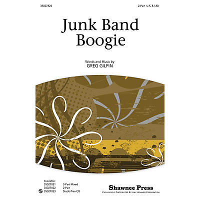 Shawnee Press Junk Band Boogie 2-Part composed by Greg Gilpin