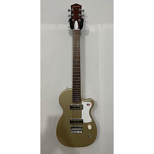 Harmony Juno Solid Body Electric Guitar Vegas Gold