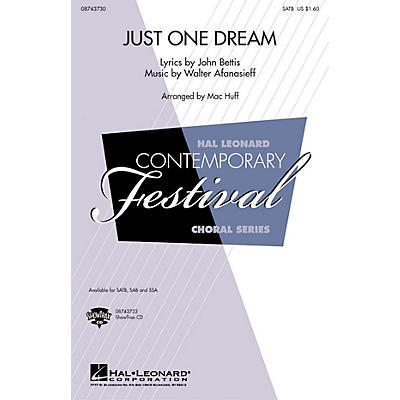 Hal Leonard Just One Dream SAB by Heather Headley Arranged by Mac Huff