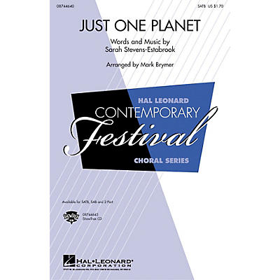 Hal Leonard Just One Planet 2-Part Arranged by Mark Brymer