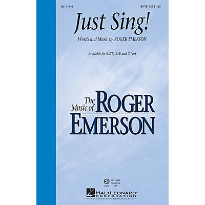 Hal Leonard Just Sing! SAB Composed by Roger Emerson