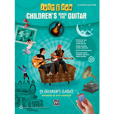Alfred Just for Fun Children's Songs for Guitar Easy Guitar TAB Book