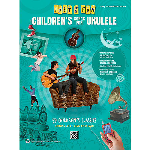Just for Fun Children's Songs for Ukulele Easy Ukulele TAB Book