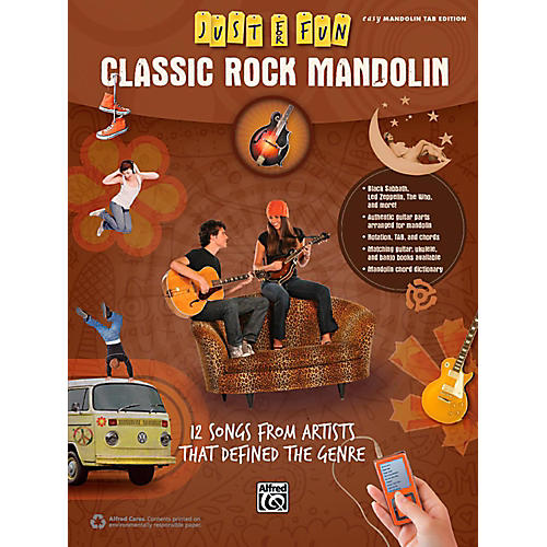 Alfred Just for Fun Classic Rock Mandolin Book