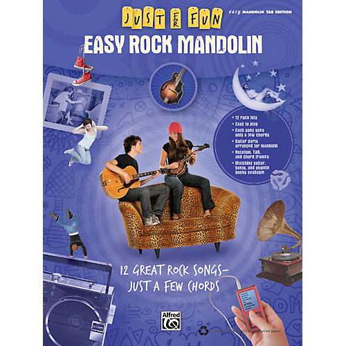 Alfred Just for Fun: Easy Rock Mandolin (Book)