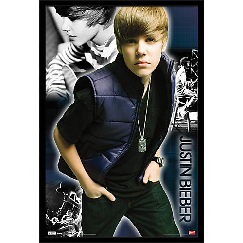 Trends International Justin Bieber - Cool Poster Framed Black
