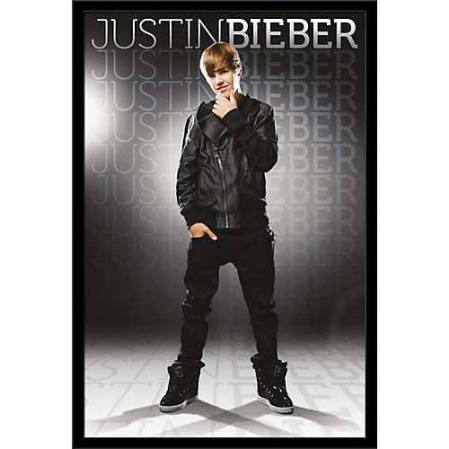 Justin Bieber - Gray Poster