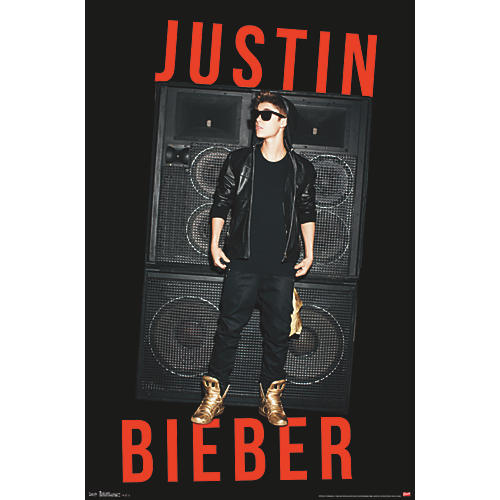 Trends International Justin Bieber - Speakers Poster Premium Unframed