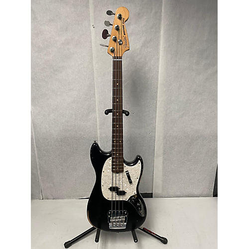 Fender Justin Meldal Johnson Signature Mustang Electric Bass Guitar Black
