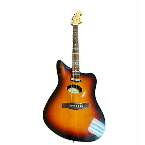Fender Jzm Dlx Acoustic Electric Guitar Sunburst