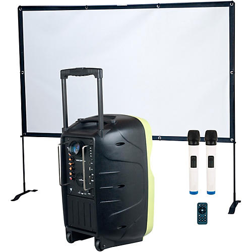 Vocopro KCast BatteryPowered Karaoke Machine with LED Projector and