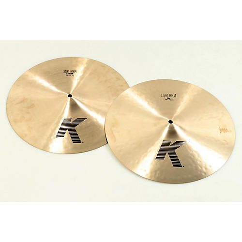 Zildjian K Light Hi-Hat Pair Cymbal Condition 3 - Scratch and Dent 16 in. 197881136222
