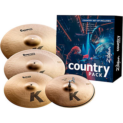 Zildjian K Series Country Cymbal Pack With Free 17" Crash