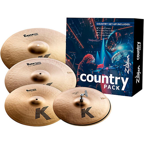Zildjian K Series Country Cymbal Pack With Free 17