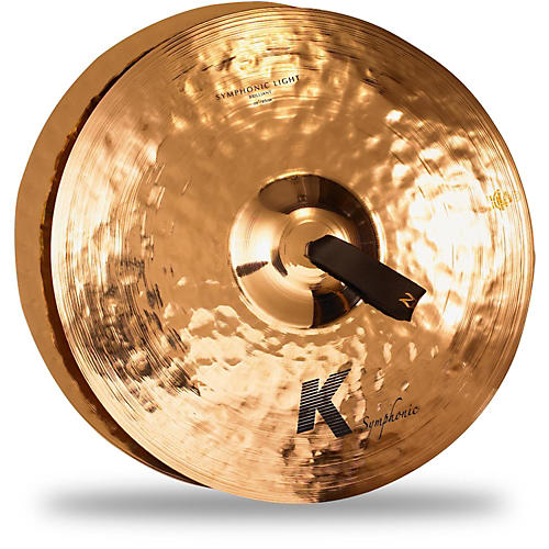Zildjian K Symphonic Orchestral Light Brilliant Crash Cymbal Pair 18 in. Brilliant