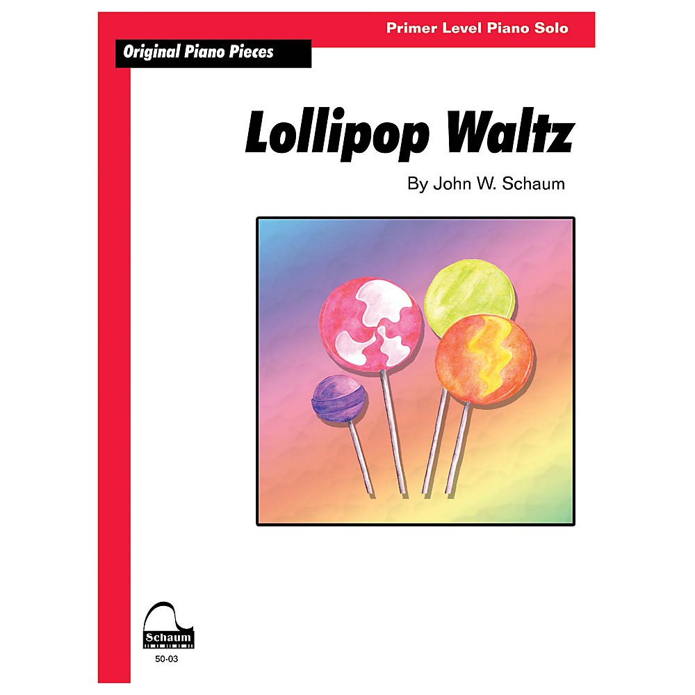 SCHAUM Lollipop Waltz Educational Piano Book by John W. Schaum (Level  Primer)