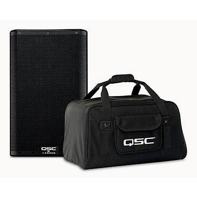 QSC K10.2 Powered 10" 2,000W 2-Way Loudspeaker With QSC Tote Bag
