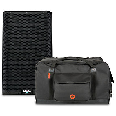 QSC K12.2 12" 2,000W Powered Speaker With Road Runner Bag