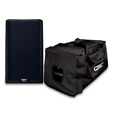 QSC K12.2 12" 2000W Powered Speaker With TOTE-XP Speaker Bag