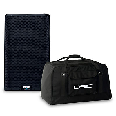 QSC K12.2 Powered 12" 2,000W 2-Way Loudspeaker With QSC Tote Bag