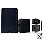 QSC K12.2 Powered Speaker Package With KS118 Subwoofer, SP-36 Speaker Pole, Covers & Cable