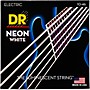 DR Strings K3 NEON Hi-Def White Electric Medium Guitar Strings