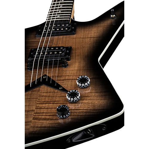 DEAN 7弦ギター Dean ZX Flame Top Electric Guitar Charcoal Burst