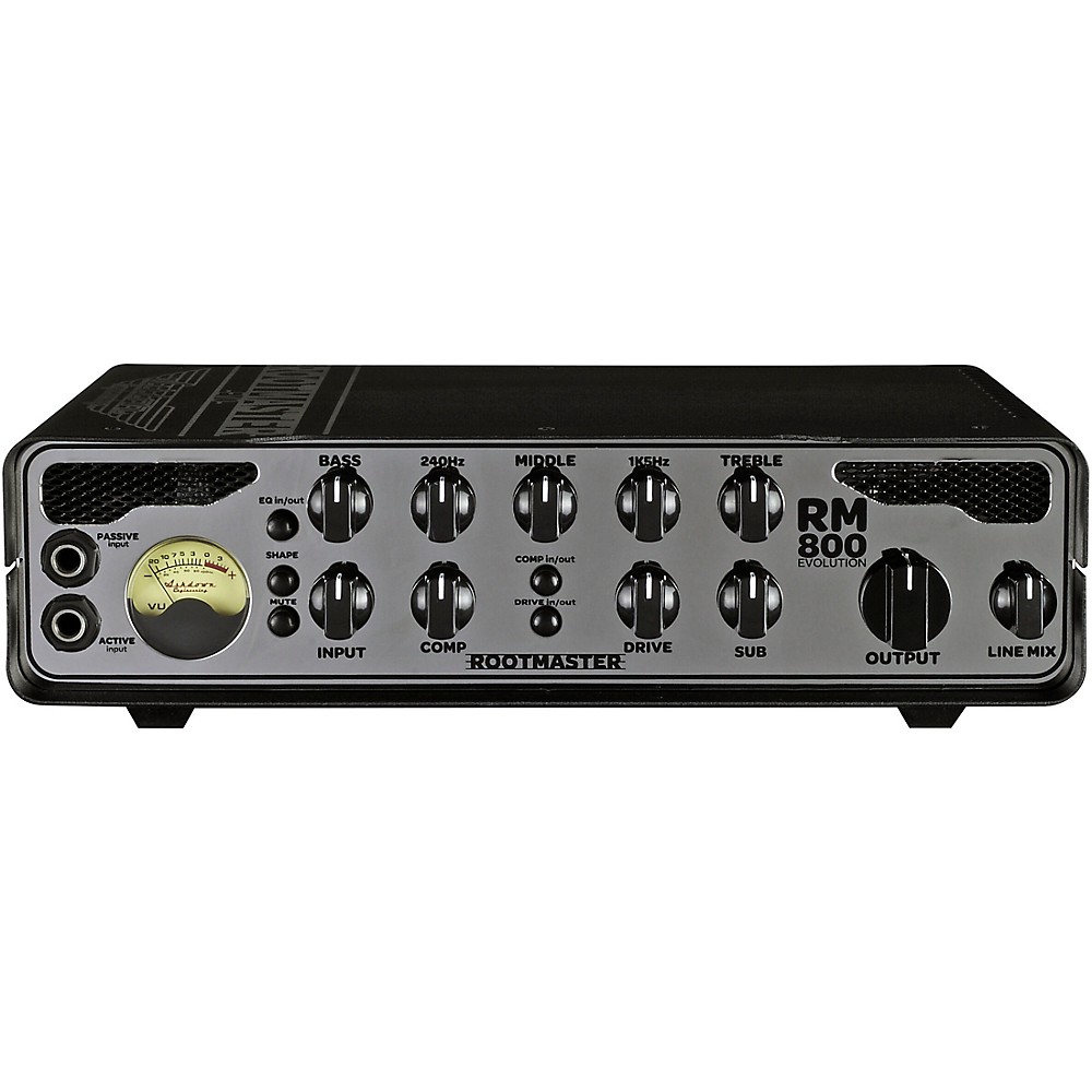 Ashdown Rootmaster Rm-800 800W Bass Amp Head Black And Silver