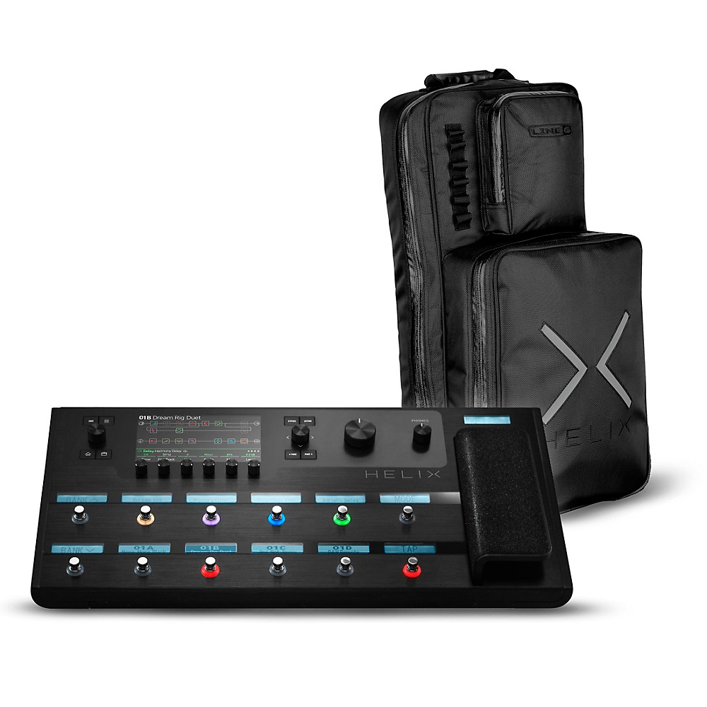 Line 6 Helix Multi-Effects Guitar Pedal With Backpack