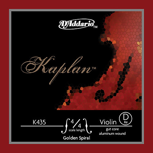 K435 Kaplan Golden Spiral 4/4 Size Violin D String