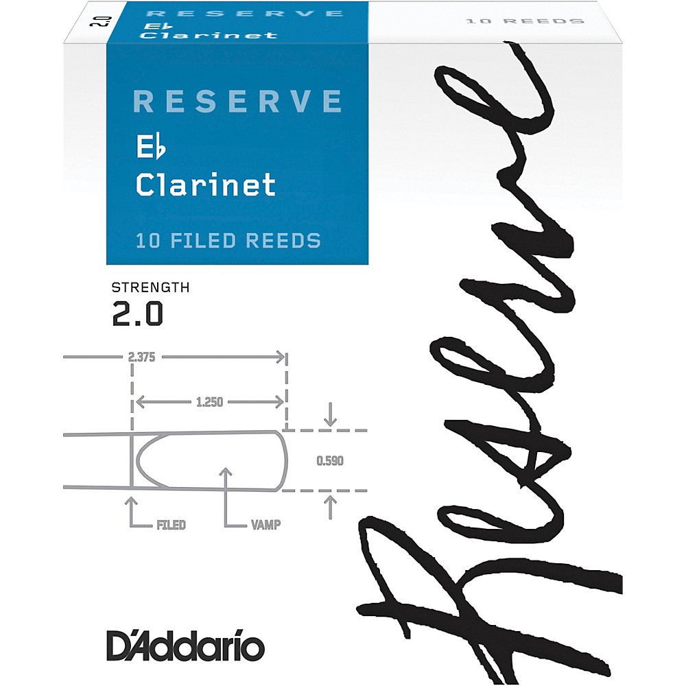 UPC 046716584977 product image for D'addario Woodwinds D'addario Reserve Eb Clarinet Reed 2 | upcitemdb.com