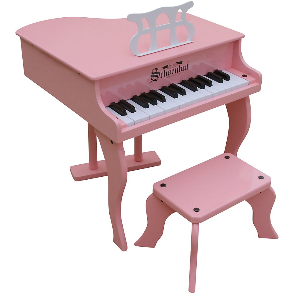Schoenhut 30-Key Fancy Baby Grand Toy Piano Pink