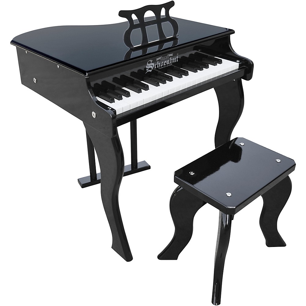 Schoenhut 37-Key Elite Baby Grand Toy Piano Black