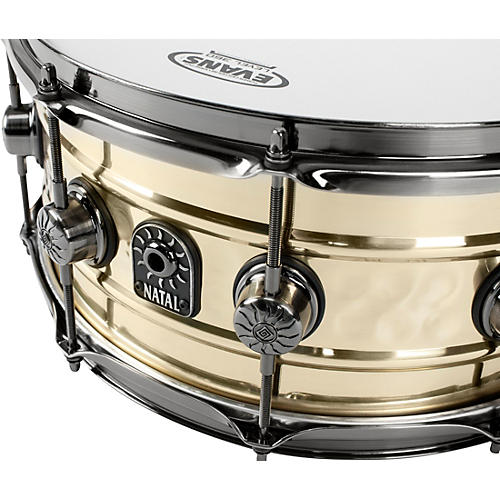 Natal Drums Meta Beaded Hand Hammered Snare 14 x 6.5 in. Brass Musician s Friend