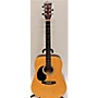 Used Kay K536N Left Handed Acoustic Guitar Natural