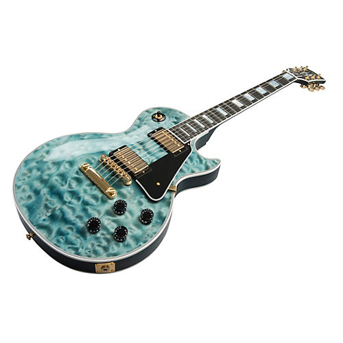 Gibson Custom Les Paul Custom 3A Quilt Top Electric Guitar Ocean