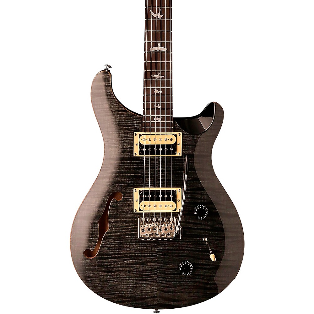Prs Se Custom 22 Semi-Hollow Electric Guitar Gray Black
