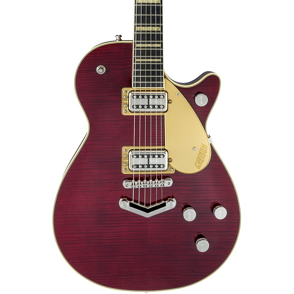 UPC 885978908035 product image for Gretsch Guitars G6228fm-Pe Players Edition Duo Jet Electric Guitar Dark Cherry S | upcitemdb.com