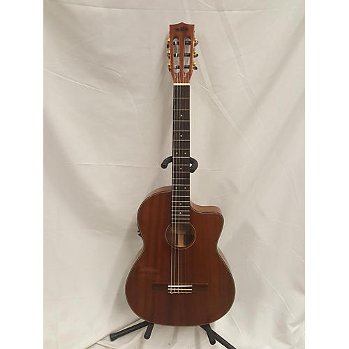 Kala KA GTR MTN E Classical Acoustic Electric Guitar Natural